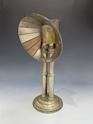 Lot 534 - A Victorian twin candle holder, with...