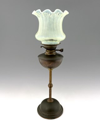 Lot 85 - W A S Benson, an Arts and Crafts copper and...