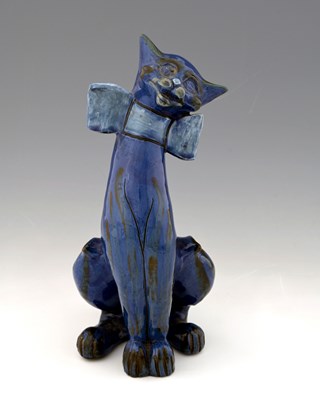Lot 480 - C H Brannam, a Devon art pottery sculptural...
