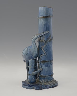 Lot 481 - C H Brannam, a Devon art pottery figural spill...