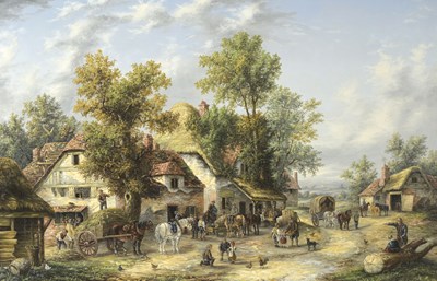 Lot 303 - Edward Masters (British, act.1860-1880), A...