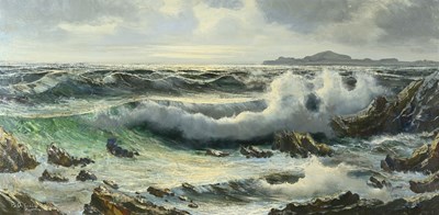 Lot 321 - Bruno di Giulio (Italian, 1943), a coastal...