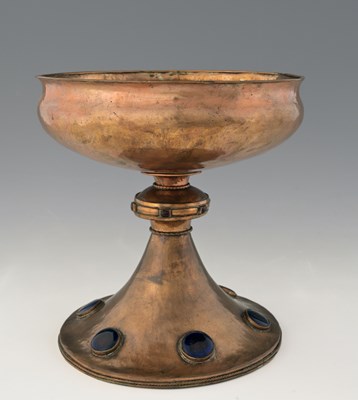 Lot 118 - A large Arts and Crafts copper and enamelled...