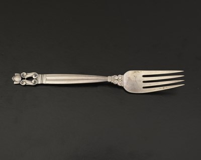 Lot 77 - Johan Rohde for Georg Jensen, a silver acorn...