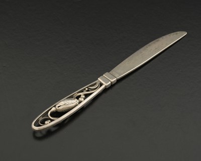 Lot 78 - Georg Jensen, a Danish silver blossom pattern...