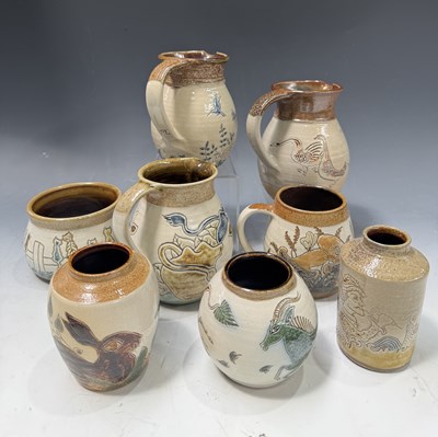 Lot 154 - Michael Mosse Llanbrynmair Pottery, three...