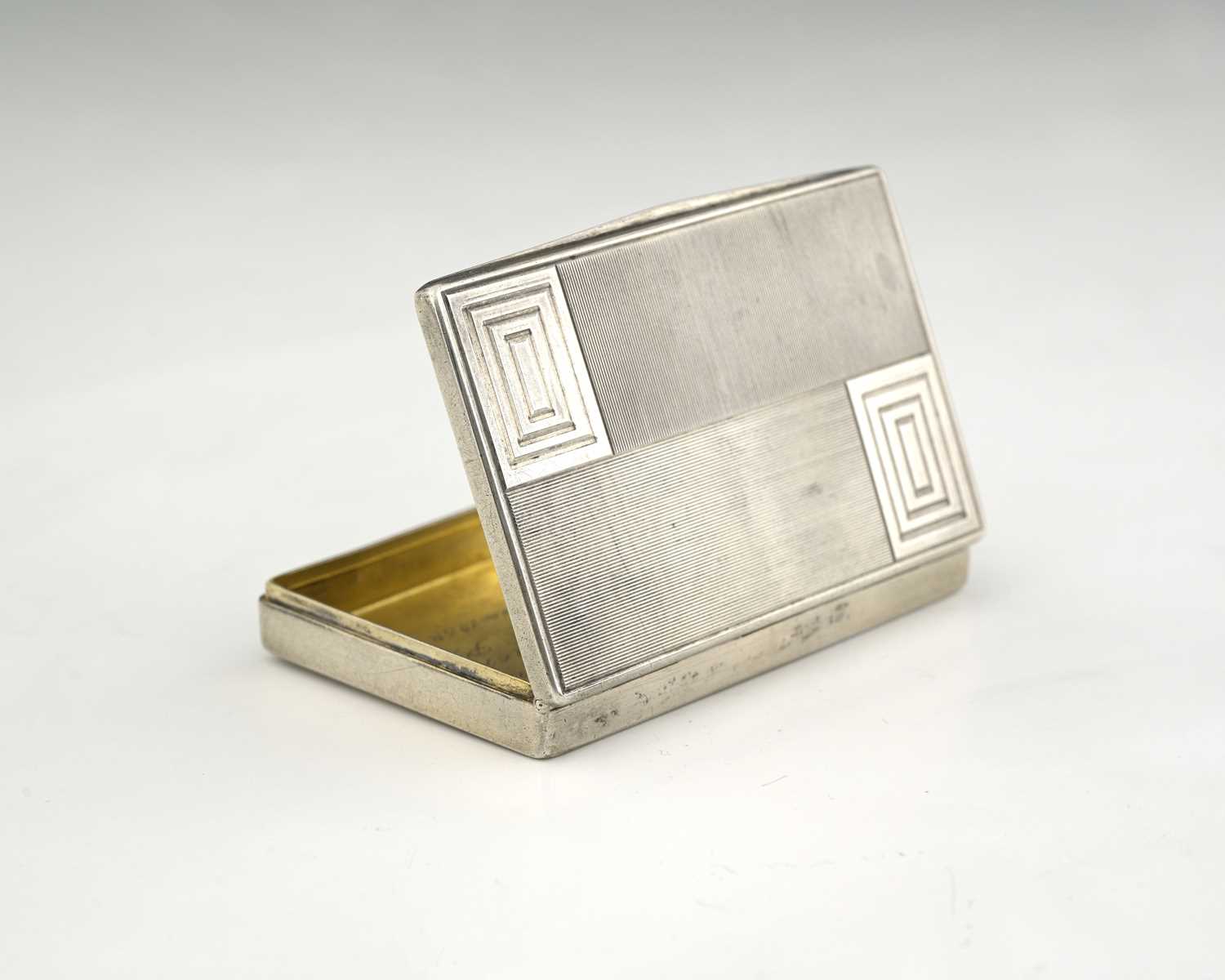 Lot 80 - A German Art Deco silver box, Heinrich Mohr,...