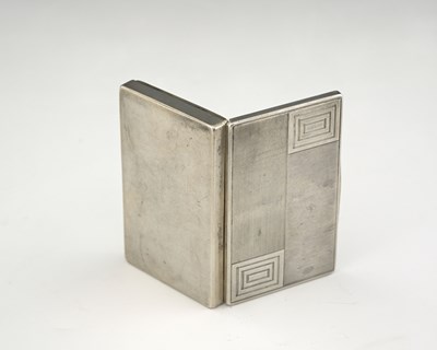 Lot 80 - A German Art Deco silver box, Heinrich Mohr,...