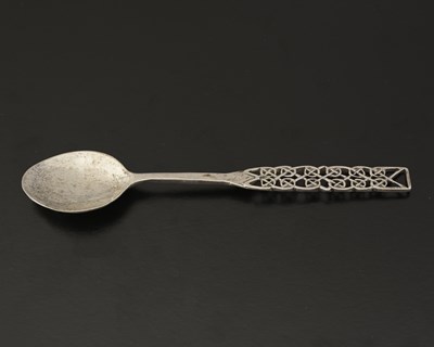 Lot 64 - Amy Sandheim, an Arts and Crafts silver spoon,...