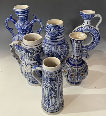 Lot 63 - A collection of 19th century German salt...