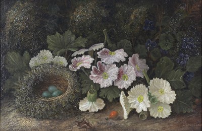Lot 300 - Oliver Clare (British, 1853-1927), still life...