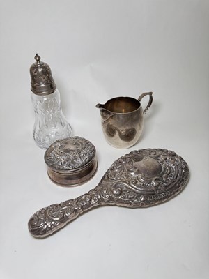 Lot 485B - A collection of hallmarked silver to include a...
