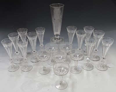 Lot 52 - A suite of 12 English 19th century, faceted...