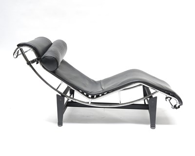 Lot 375 - After Le Corbusier, a chromed tubular steel...