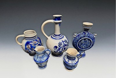 Lot 59 - A collection of Westerwald, Merkelbach blue...