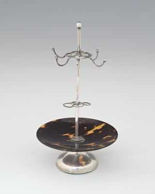 Lot 33 - A George V silver and tortoiseshell hat pin...