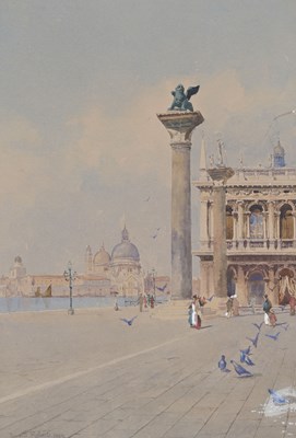 Lot 233 - Circle of David Roberts, St Mark's Square,...