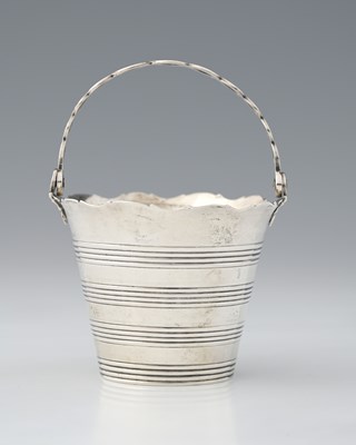 Lot 275 - An early George III silver cream pail, with...