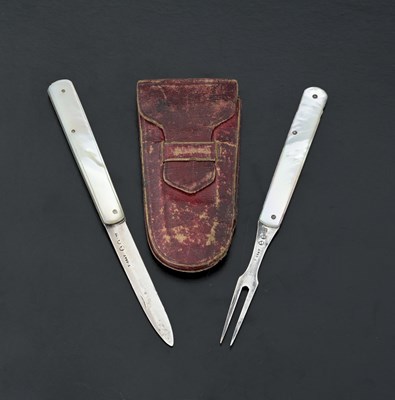 Lot 121 - Hallmarking interest, a cased George III...