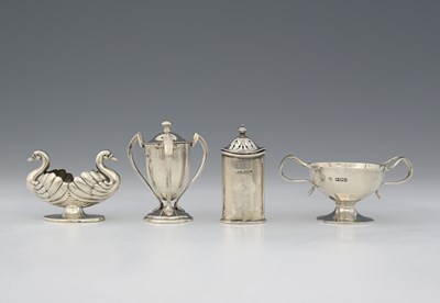 Lot 294 - A group of hallmarked silver, various dates...
