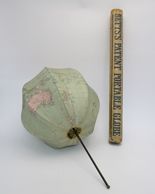 Lot 192 - A Betts's Patent Portable Globe, early 20th...