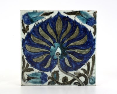 Lot 551 - William de Morgan for Merton Abbey, a Persian...