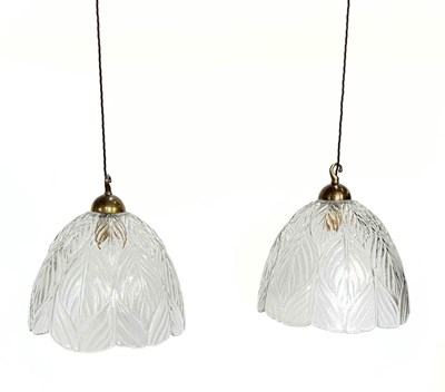 Lot 677 - A pair of Italian retro ceiling lights, 1960s,...