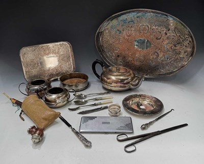 Lot 37 - A hallmarked silver mounted wine bottle...