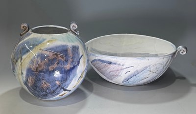 Lot 129 - Abigail Jacobs (British, contemporary), a bowl,...