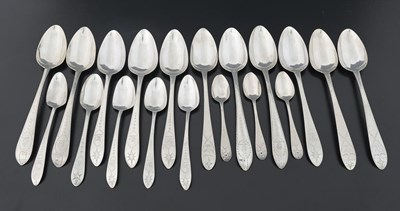 Lot 173 - Ireland, a suite of silver bright-cut Irish...
