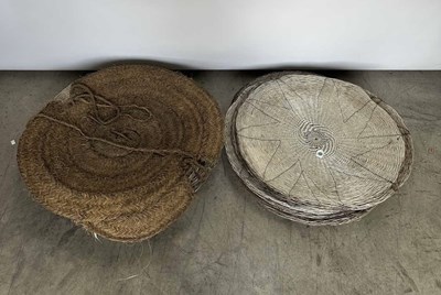 Lot 791 - A quantity of jute and other decorative woven...