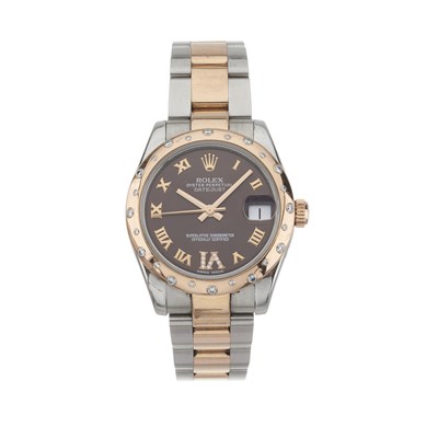Lot 261 - Rolex, a bi-metal Oyster Perpetual Datejust 31 bracelet watch