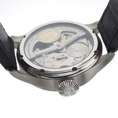 Lot 238 - IWC, a limited edition stainless steel Big Pilot Perpetual Calendar wrist watch