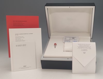 Lot 238 - IWC, a limited edition stainless steel Big Pilot Perpetual Calendar wrist watch