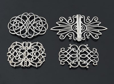 Lot 442 - Four twentieth-century hallmarked silver...