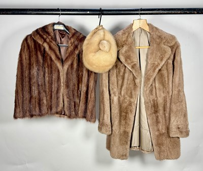 Lot 712A - A selection of fur items.