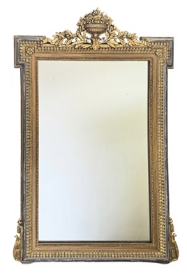 Lot 709 - A Napoleon iii gilt wood wall or overmatel...