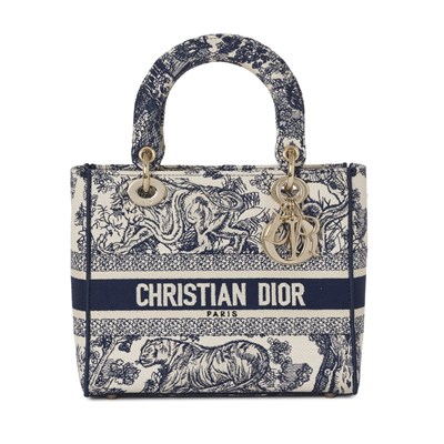 Lot 358 - Christian Dior, a medium Lady D-Lite handbag.