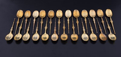Lot 140 - Twenty-four Elizabeth II silver-gilt...