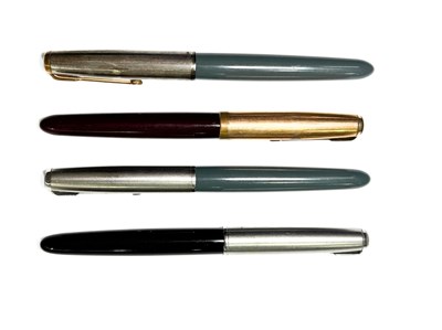 Lot 247 - Parker, four 51 fountain pens, including...