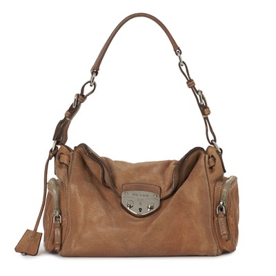 Lot 507 - Prada, an Antic Easy Pushlock handbag.