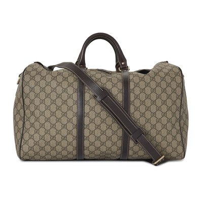 Lot 401 - Gucci, a Supreme Boston 45 travel bag.