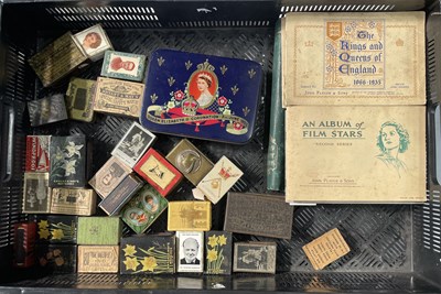 Lot 3 - A large collection of match boxes, book...
