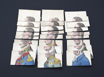 Lot 195 - A George III printed card game, Johnston's...