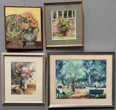 Lot 343 - A collection of original still life and genre...