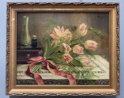 Lot 307 - Ida Cooper, dressing table still life of a...