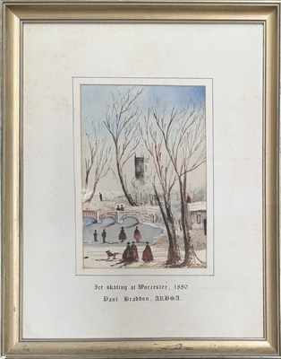 Lot 336 - Paul Braddon (British, 1864-1938), 'Ice...