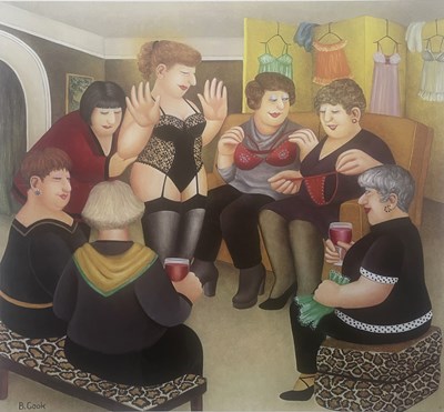 Lot 309 - Beryl Cook (British, 1926-2008), Party Girls,...