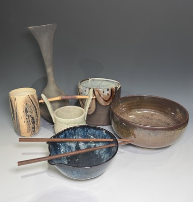 Lot 94 - A collection of studio ceramics: Simon Hancox...