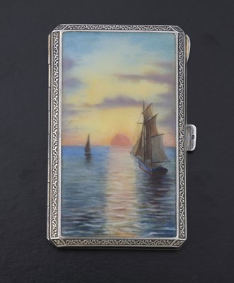 Lot 246 - An early twentieth-century silver and enamel...